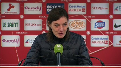 Réaction de Corinne Diacre après Stade Brestois 29 - Clermont Foot 63