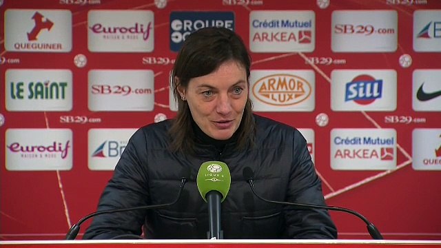 Réaction de Corinne Diacre après Stade Brestois 29 - Clermont Foot 63