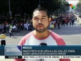 México: profesores exigen liberación de sus compañeros presos