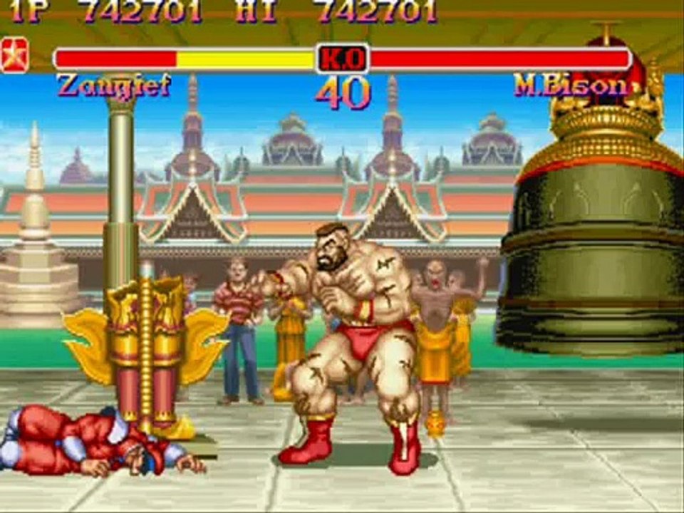 Street Fighter 2 - Final de Zangief en Español
