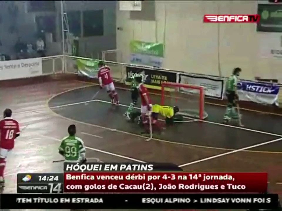 Hoquei Patins :: 14J :: Sporting - 3 x Benfica - 4 de 2012/2013