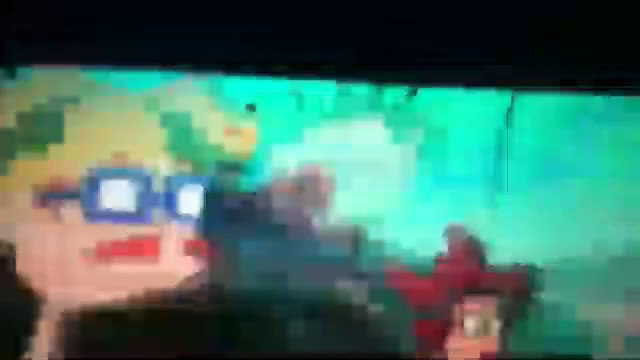 Donnie goes crazy over fish and Chuckie