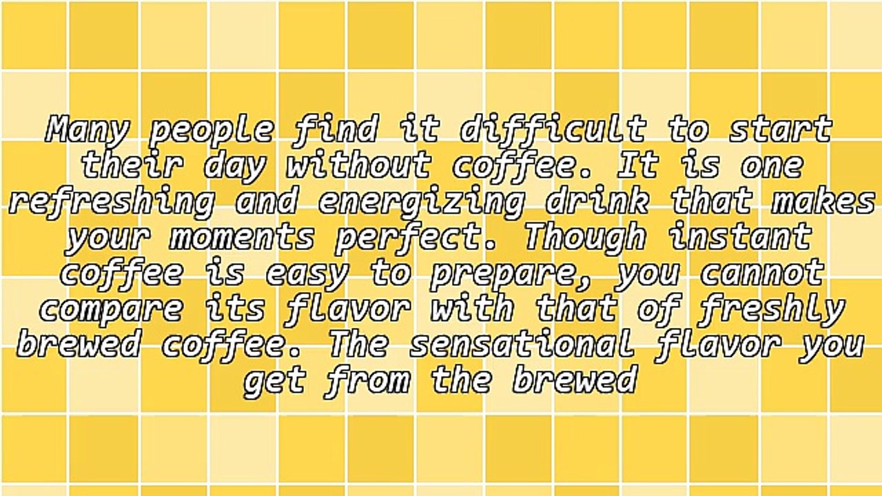 Choosing The Right Coffee Makers Machines - Factors To Consider