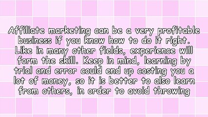 Affiliate Marketing Tips For a Successful Lucrative Business