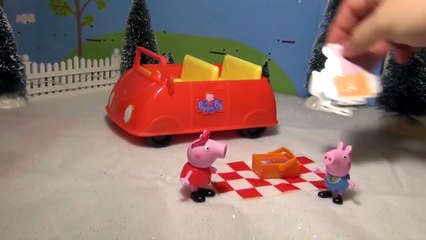 juego Nickelodeon Peppa Pig Picnic Adventure Car BBC + Nick JR Peppa Pig Toy Playset BBC Toys