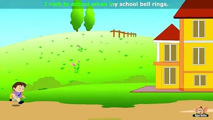 My School Bell Rings - Nursery Rhyme with Karaoke