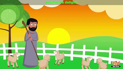 Red Sky at Night – Nursery Rhyme with Karaoke