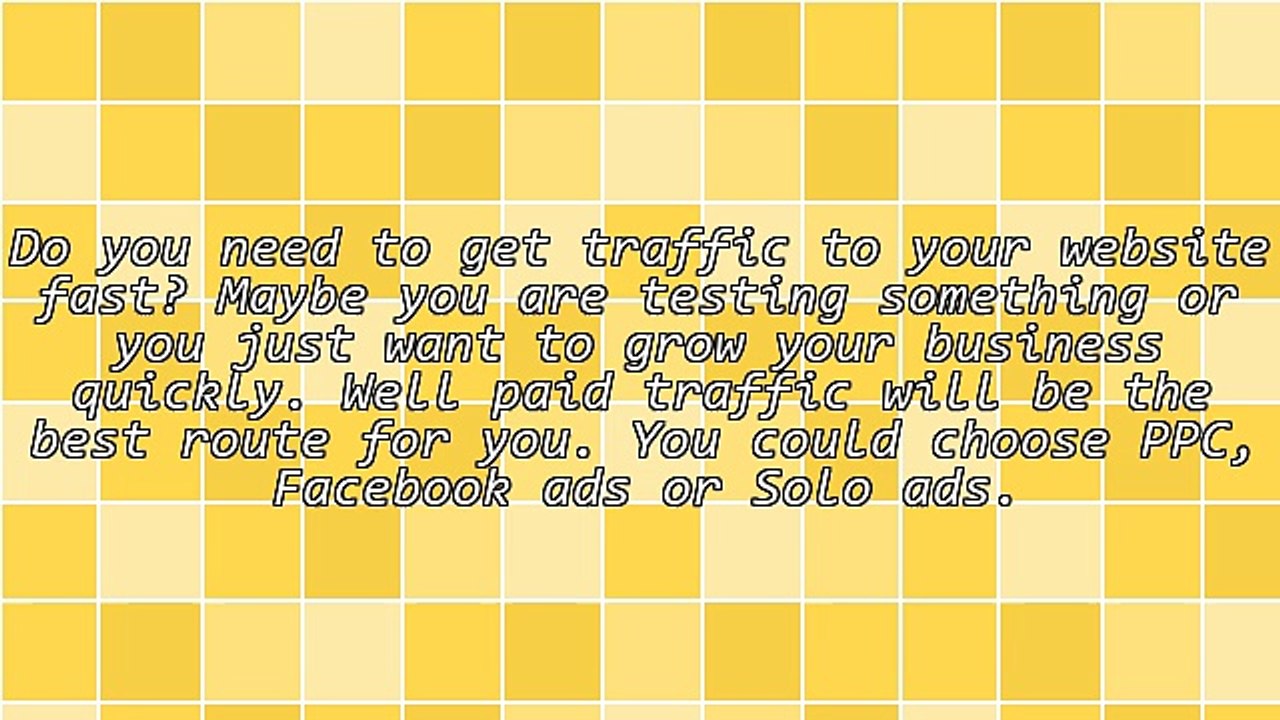How to Get Traffic Fast