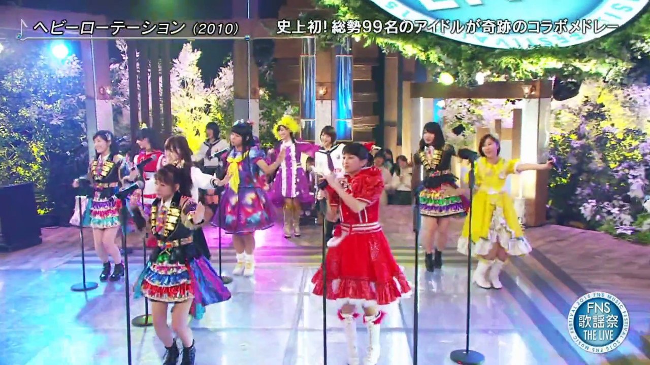 FNS歌謡祭 アイドル奇跡のコラボメドレー　20151216