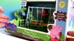 Peppa Pig Swing Playground Playset Toy Review using Play Doh Muddy Puddles by DisneyCollector