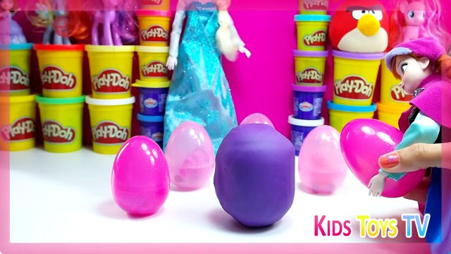 EGGS Frozen Dora my little pony Play Doh Surprise Eggs Peppa Pig Doc Mcstuffins SURPRISE EGGS