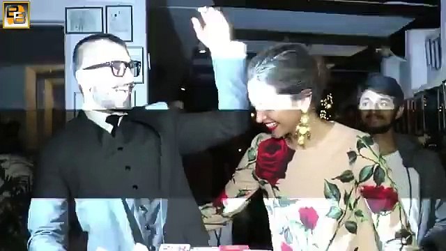 Deepika Padukone KISSES & HUGS Ranveer Singh @ Tamasha SUCCESS PARTY VIDEO