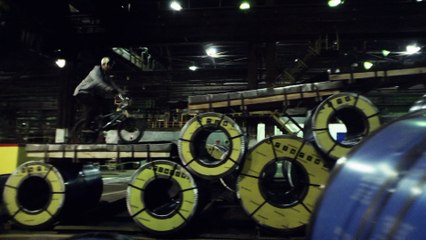 Arley Leghorn - Stainless: Vasya Lukyanenko Riding BMX in a Steel Mill