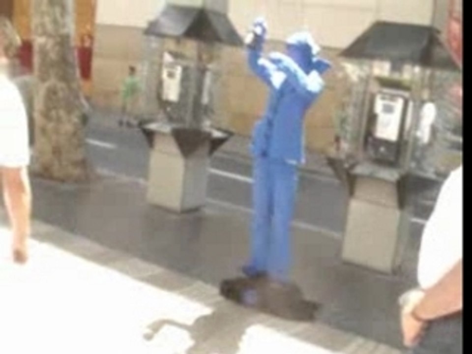 Ramblas Barcelone artistes de rue