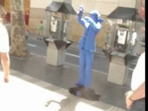 Ramblas Barcelone artistes de rue