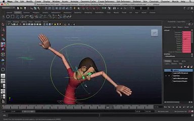 Aula De Animação 3d (maya) - Princípios Básicos Clip37-107