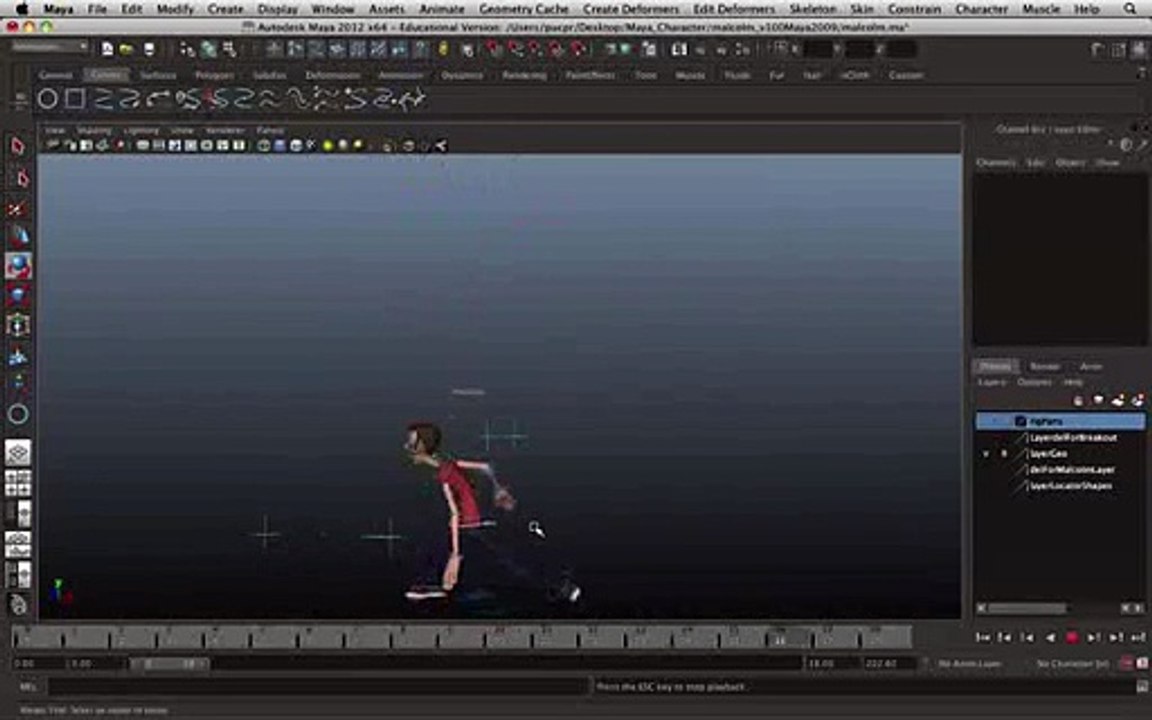 Aula De Animação 3d (maya) - Princípios Básicos Clip44-115