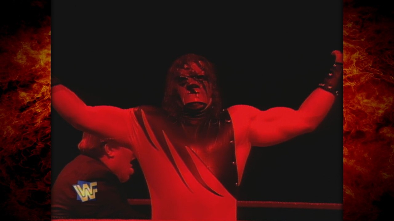The Kane 1997 Era Vol. 4 Kane Chokeslams Dude Love Twice on Steel