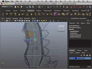Aula Modelagem 3d (maya) - Menino Fantasiado De Dragão Clip8-75