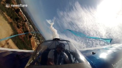 Amazing stunt flying