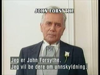 John Forsythe and Linda Evans on the Amanda Awards