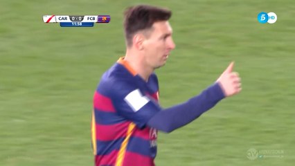 Lionel Messi Fantastic 1 on 1 Chance  - River Plate v. Barcelona 20.12.2015 HD