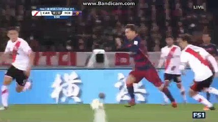 Video herunterladen: Lionel Messi Gets Injured River Plate 0-0 Barcelona 20-12-2015