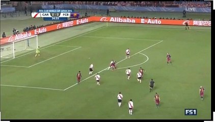 Messi GOAL (0_1) River Plate vs Barcelona 20_12_2015