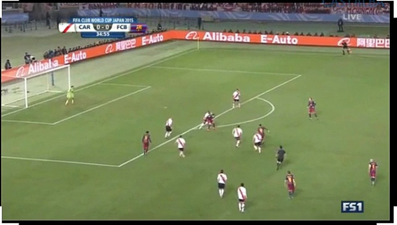 Messi GOAL (0_1) River Plate vs Barcelona 20_12_2015