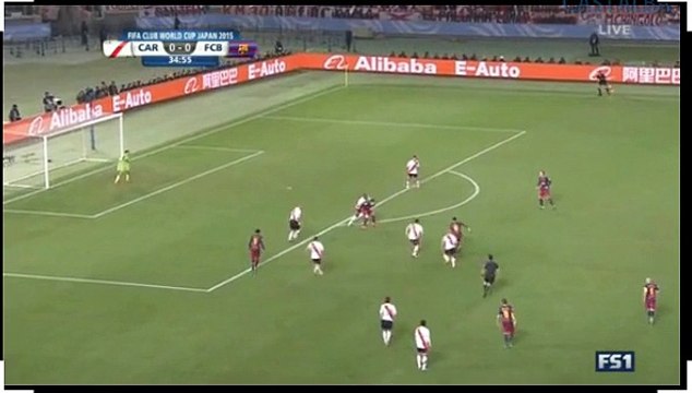 Messi GOAL (0_1) River Plate vs Barcelona 20_12_2015