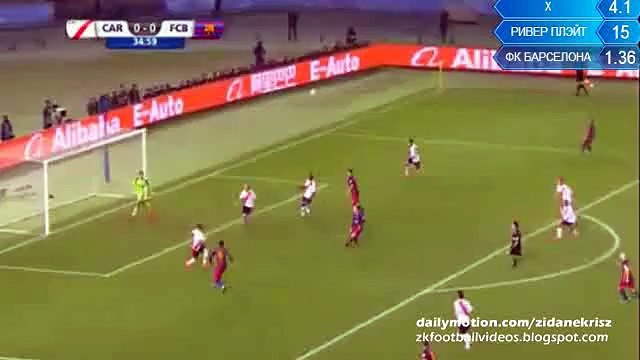 Goal Lionel Messi River Plate 0 1 Barcelona 20.12.2015 HD