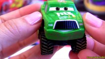 cars Monster Trucks 4X4 Lightning McQueen vs Chick Hicks Mini Adventures Disney Pixar Auta
