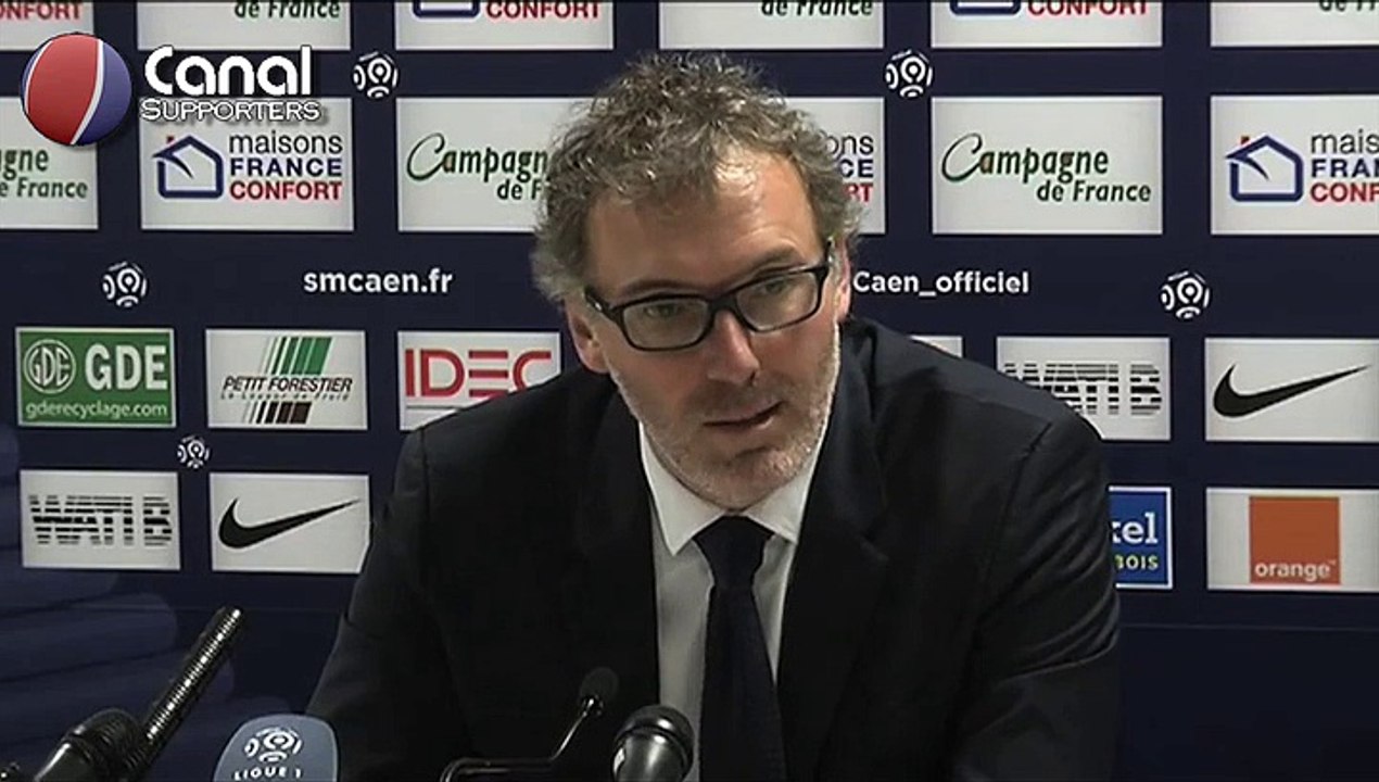 Caen / PSG - La conf' d'après-match de Laurent Blanc