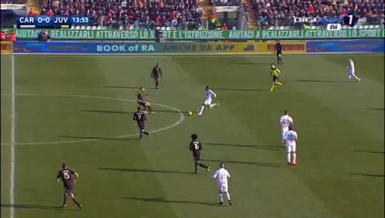 Marco Borriello Goal - Carpi 1-0 Juventus - 20-12-2015