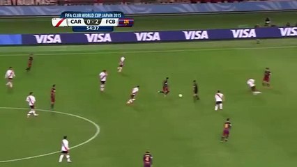 Spectacular Skills from Neymar - Penalty! River Plate vs Barcelona 0-2 20.12.2015
