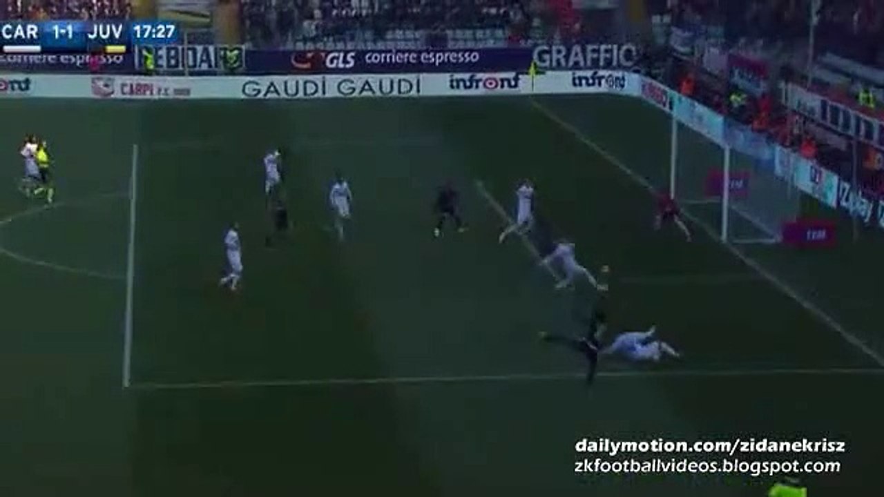 Mario Mandzukic Super Volley Goal Carpi 1 1 Juventus 20.12.2015 HD