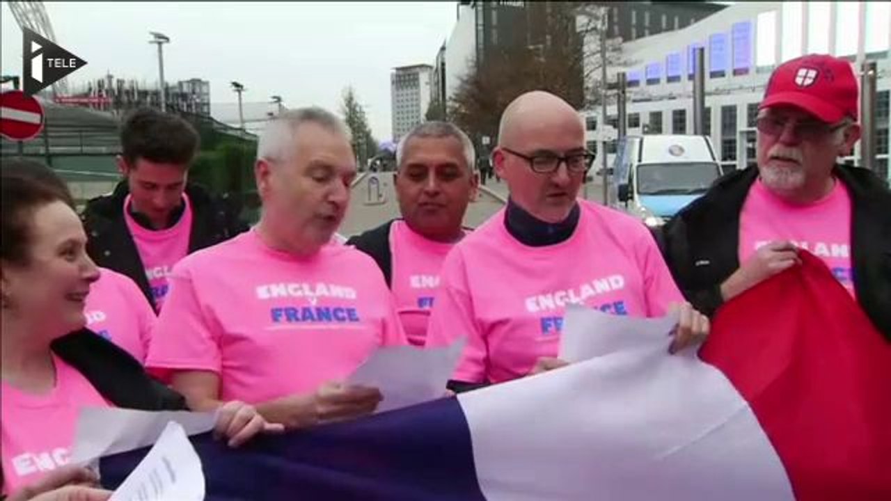 Les supporters anglais chantent la Marseillaise