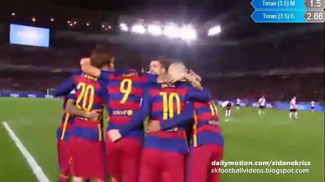Luis Suárez 0_3 Second _ River Plate v. Barcelona 20.12.2015 HD