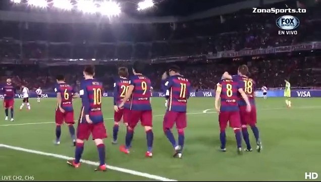 0-3 Luis Suárez Free Header Goal _ River Plate 0-3 Barcelona 20.12.2015 HD
