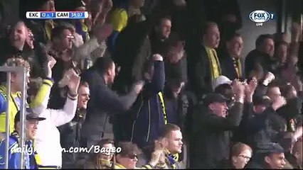 Bartholomew Ogbeche Goal - Excelsior 0-1 Cambuur - 20-12-2015 Eredivisie
