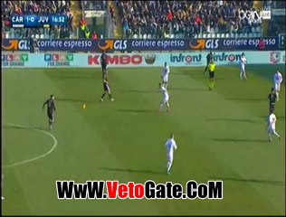 "ماركو بوريلو"يتقدم بالهدف الاول كاربى فى مرمى اليوفنتوس