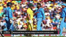 India Tour Of Australia 2016 _ Mohammed Shami & Ravindra Jadeja In The Squad