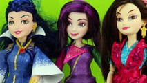 Evil Queen Descendants Mal and Evie are Kidnapped by Maleficent and Evil Queen. DisneyToysFan.