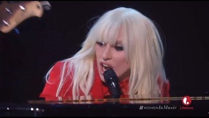 Lady Gaga Performs ''Til It Happens To You'' at Billboard Women In Music
