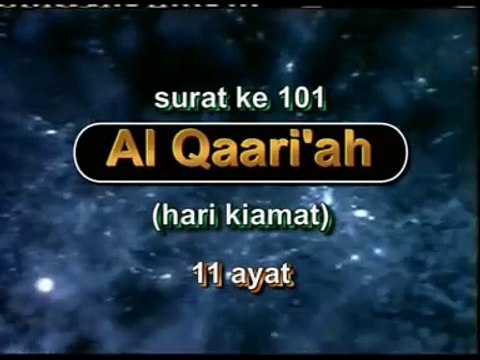 Surah Al Qori'ah - Mishary Al 'Afasy - Recite in Beautiful Voice