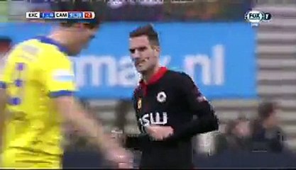 1-4 Kevin Vermeulen Goal Holland Eredivisie - 20.12.2015, SBV Excelsior 1-4 SC Cambuur