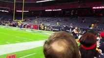 JJ Watt gets swatted while practicing with fans