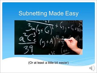 Subnetting Made Easy by Cisco Networking Academy Student Brian Morgan