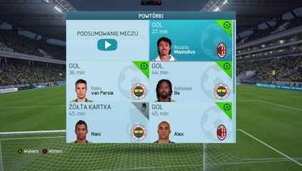 FIFA 16 Real Teams - Bramka z dystansu Riccardo Montolivo 18 - AC Milan vs Fenerbahçe SK