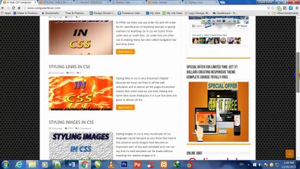 Styling Table in css in Urdu Part 12